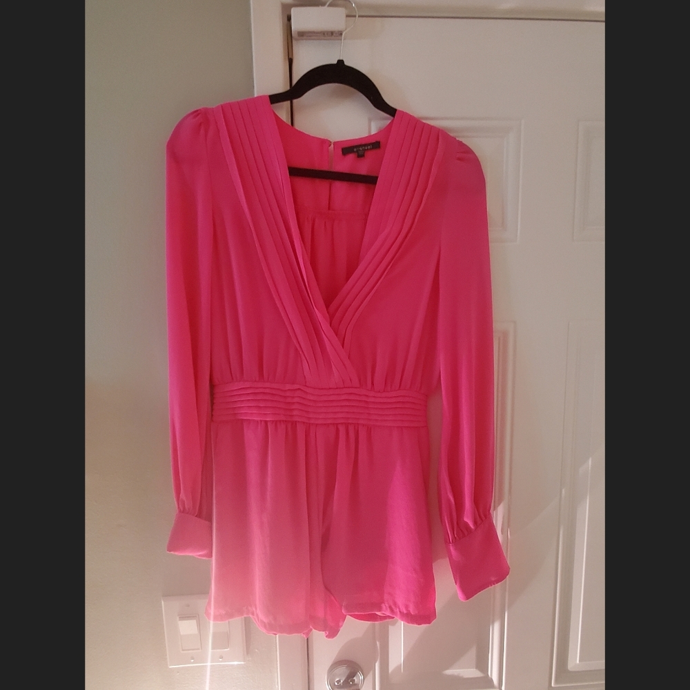 Hot Pink Romper